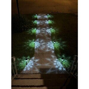 Solar Pathway Lights Outdoor, 10 Pack Color Changing+Cool White, IP65 Waterproof